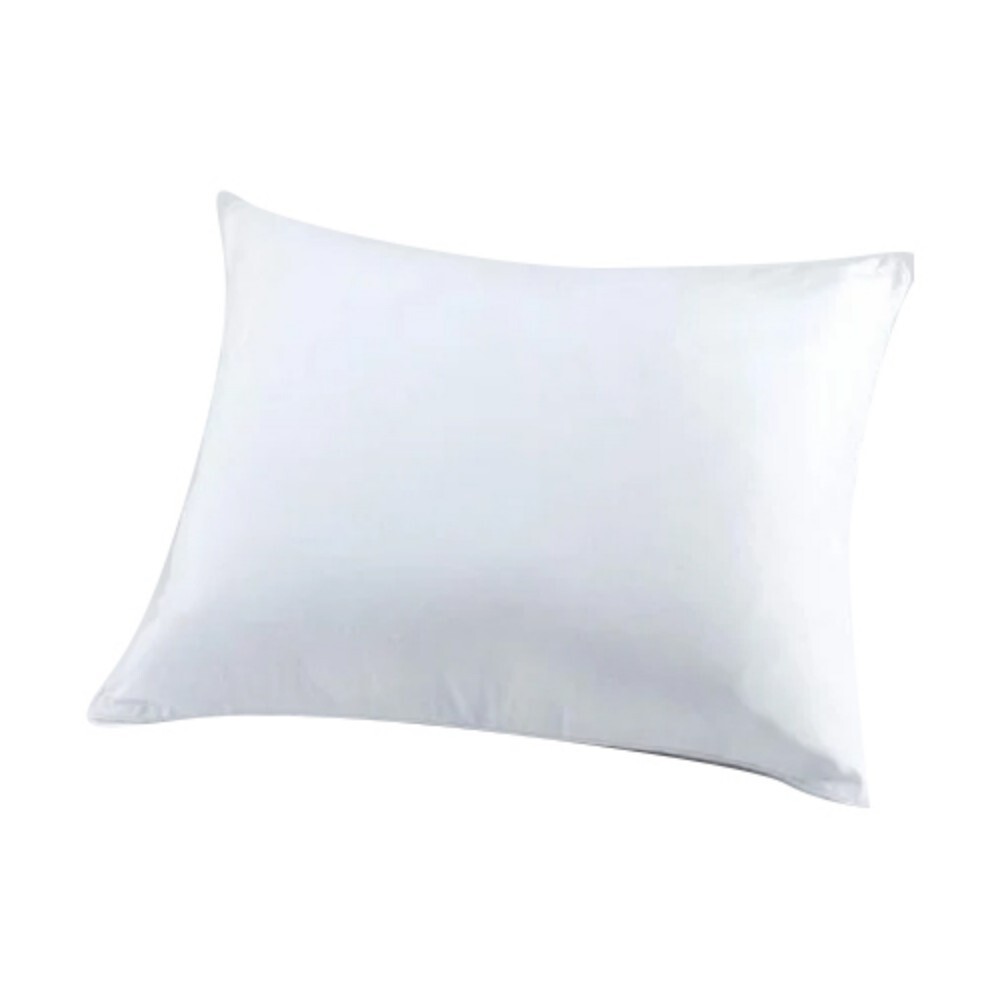 Cotton Bed Pillow - 100% Cotton, 15.5x27.5 Inch , White Color, Plain Cover Style, Ideal for Neck Support in All Sleeping Positions