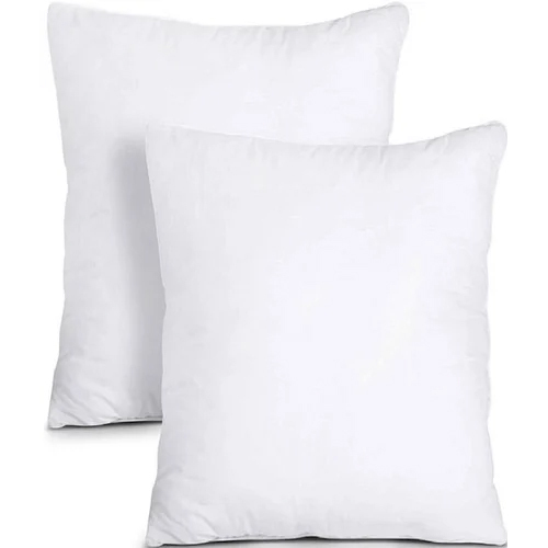 Cotton Bed Cushion - Color: White