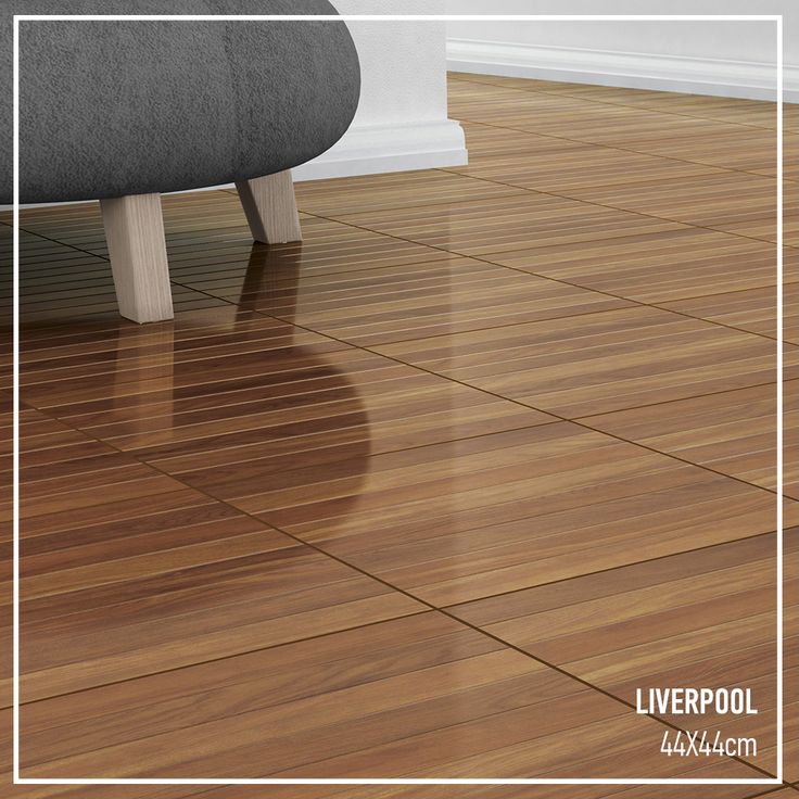 Waterproof Laminate Wooden Flooring - Color: Brown