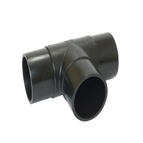 Hdpe Molded Bend Tee - Color: Black