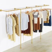 pipe clothing rack for Hanging Clothes rack with 3 T-Bar Design,