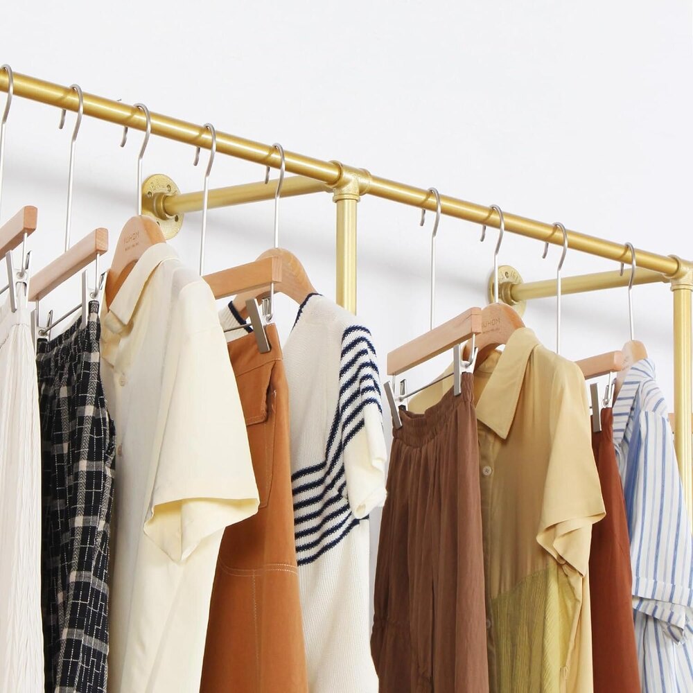 Pipe Clothing Rack For Hanging Clothes Rack With 3 T-bar Design, - Application: Industrial