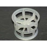 Polypropylene Pall Ring - Pp Material, Round Section Shape, White Color | 1-year Warranty, Enhanced Gas-liquid Contact Efficiency