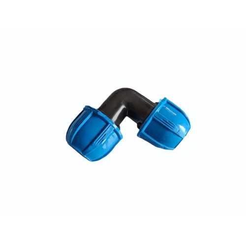 Compression Fittings Elbow - Color: Black & Blue