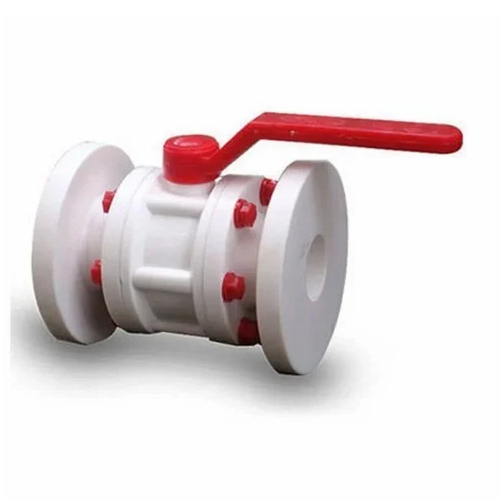 Polypropylene Ball Valve - Color: White