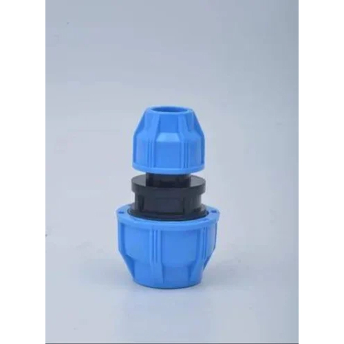 Compression Pipe Fitting Reducer - Color: Blue & Black