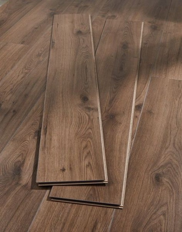 American Walnut Laminate Flooring - Color: Dark Brown