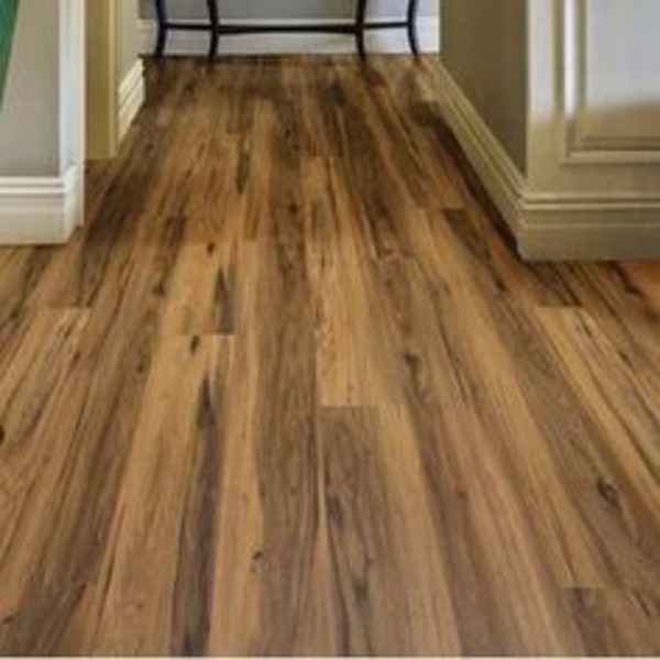Rustic Oak Laminate Flooring - 181mm Thickness, Dark Brown Finish | Scratch And Wear-resistant, Natural Grain Pattern, Easy To Install, Anti-slip Feature