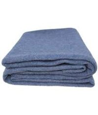 Navy Blue Woolen Blanket