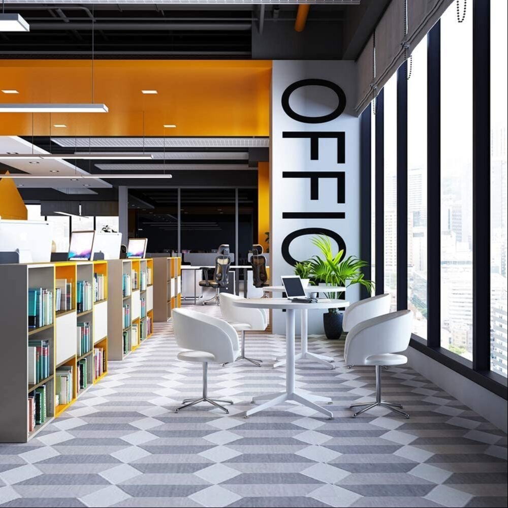 White Dining Table Round Small Office Table Conference Table Coffee Meeting Table 31.5 Inch - Finish: Paint