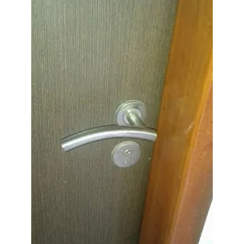 Stainless Steel Tube Lever Handle - Color: Silver