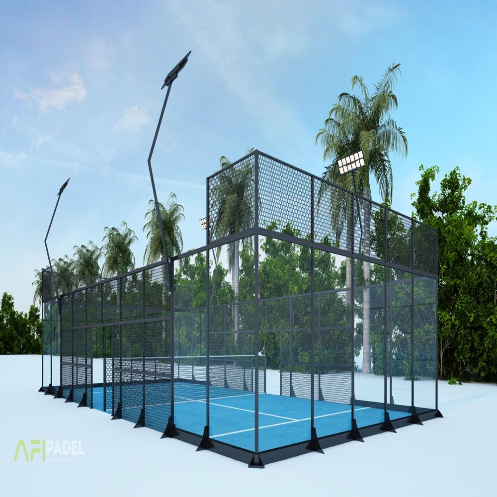 Standard Padel Court- Afi Padel - Color: As Per The Game Rules