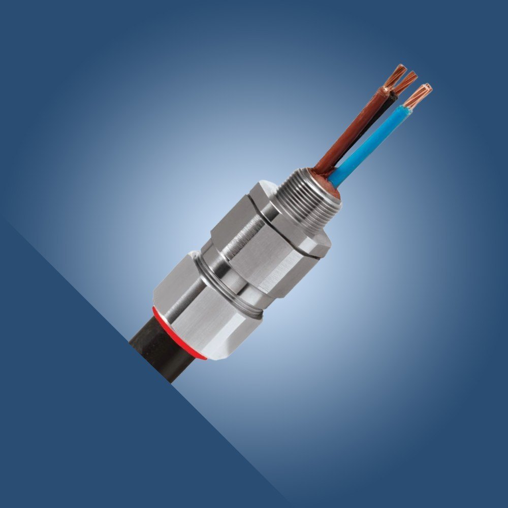 Flamproof Cable Gland - Brass Insulation, Heavy-duty Design | Ideal For Industrial And Construction Applications
