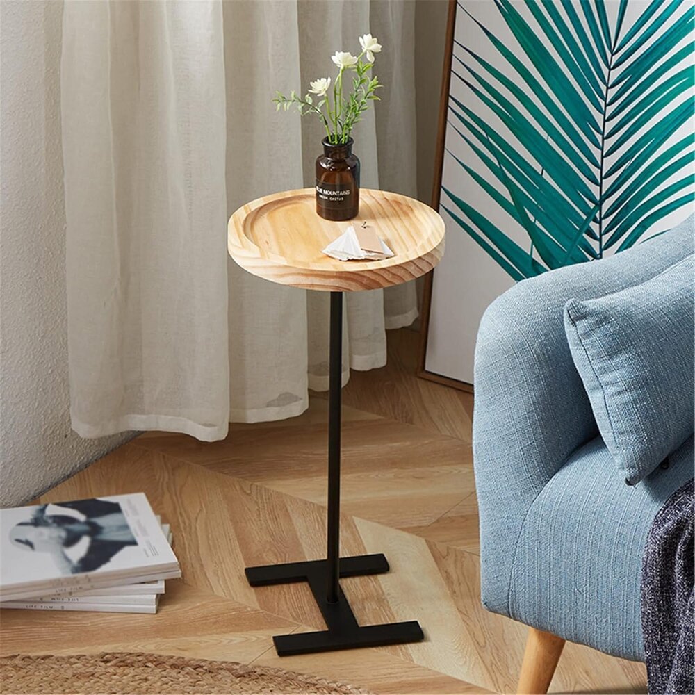 Tall Bar Table, Round Square Wood Tray Coffee End Table Rectangle Bedside Tables