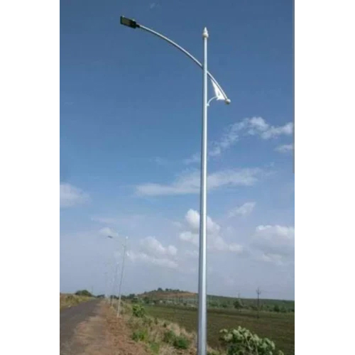 Tubular Street Light Pole - Color: Silver