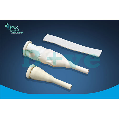 Male External Catheter (Condom Catheter) - Color: White