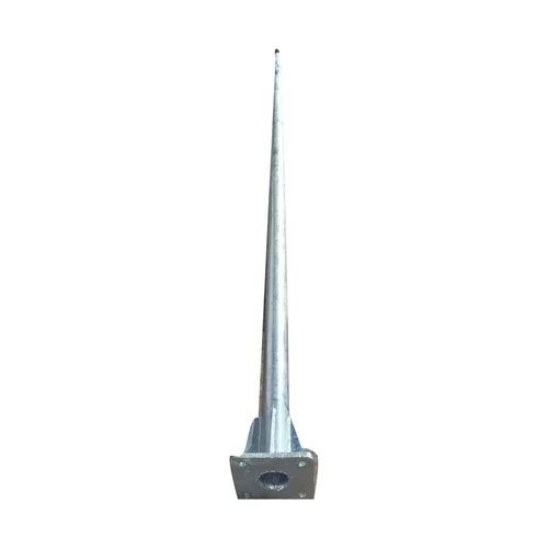 Tubular Mild Steel Pole - Color: Silver