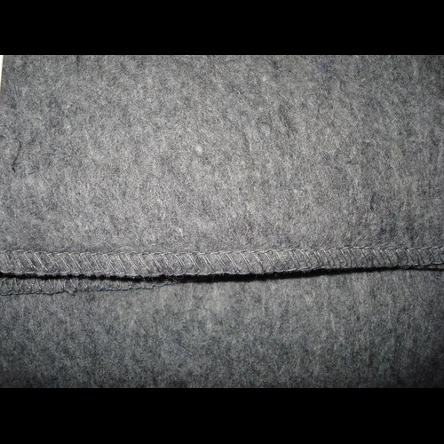 Donation Grey Fleece Blanket - 80% Wool, 20% Polyester, 60x90 Inches, Grey | Hemmed Edges, Plain Pattern, Ideal For Adults, Travel & Home Use