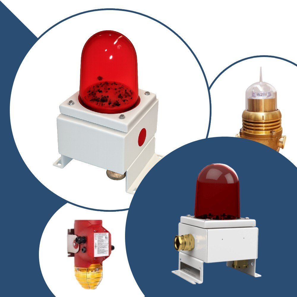 Low Intensity Obstruction Lights - Color: Red