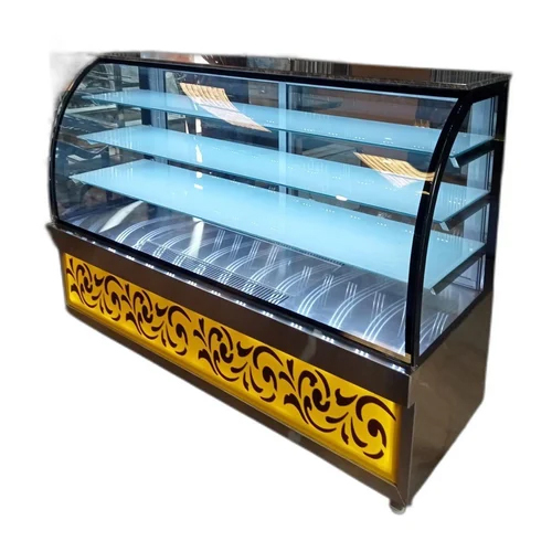 Eskay Curved Food Bakery Display Counters - Color: Silver