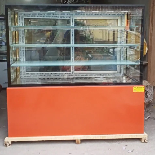 Electric Bakery Display Counter - Color: Orange And Black