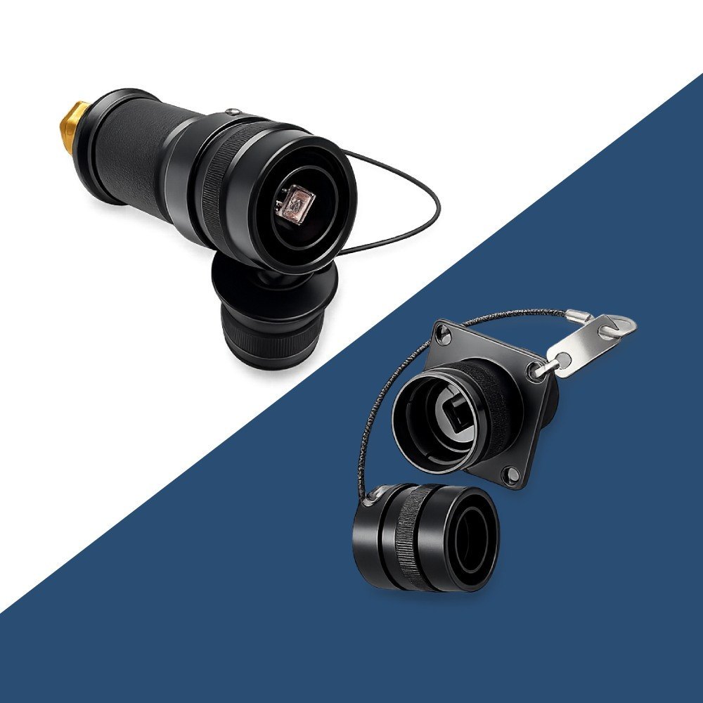 Atex & Iecex Hazardous Area Connectors,  Amphenol Amphe-ex Series - Color: Silver