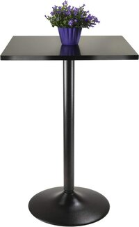 Kitchen Table Coffee Table Dining Table Black, Pack of 1