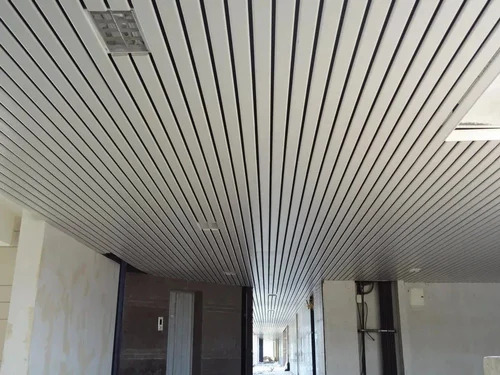 Aluminum Galvanised Metal Ceiling - 84-R Linear type, Cold Rolled