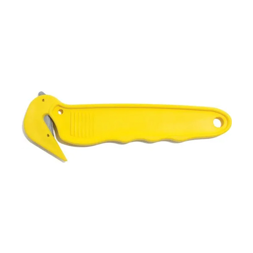 Cutter Knife - Steel, Standard Size | Yellow Powder-Coated Finish, Manual Operation for Precise Cutting of Various Materials