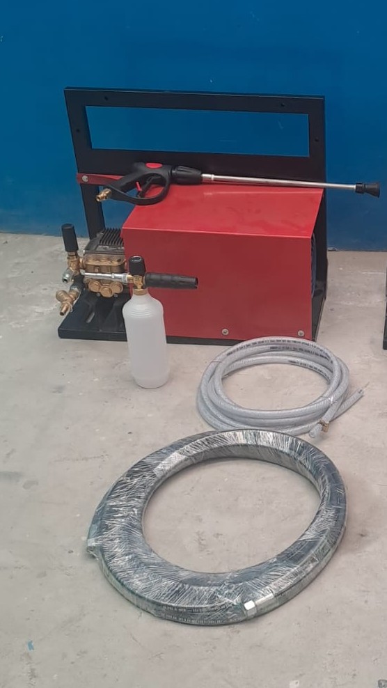 High Pressure Washer Machine - Cleaning Process: Hot Water Cleaning