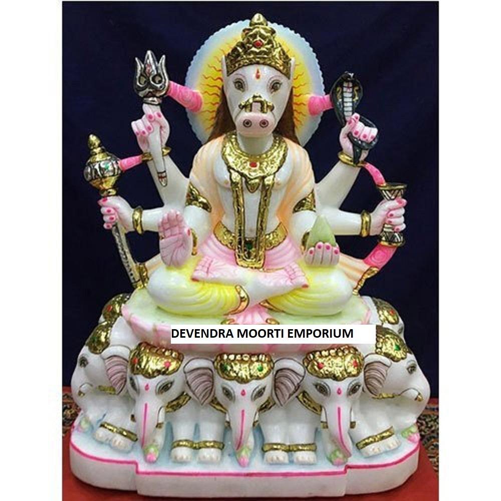 marble manibhadra jain statues