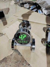 Steel Dumbbell - High-quality Adjustable Manual Gym Equipment | Durable Commercial Grade, 1-year Warranty, Tone Up Muscles