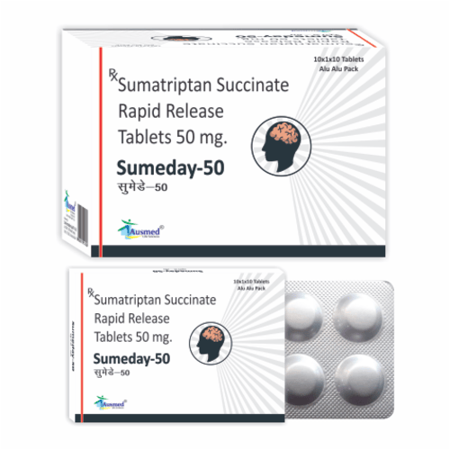 Sumatriptan Succinate BP 50Mg