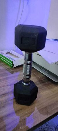 Hex Dumbbell - Adjustable Weight Options, Commercial-grade Muscle Toning Equipment | Hexagonal Design, 1-year Warranty, Efficient Manual Operation