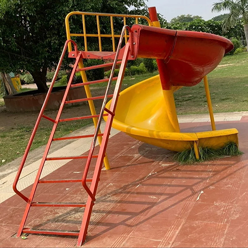 Red Playground Slide - Material: Frp