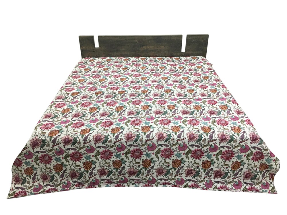 Pure Soft Cotton Indian Floral Dohar