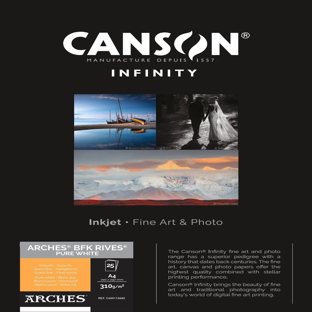 Canson Infinity ARCHES BFK Rives Pure White