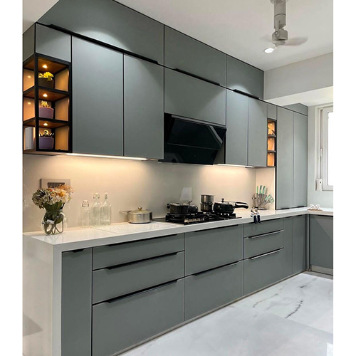 Stylish Modular Kitchen - Color: As Per Availability