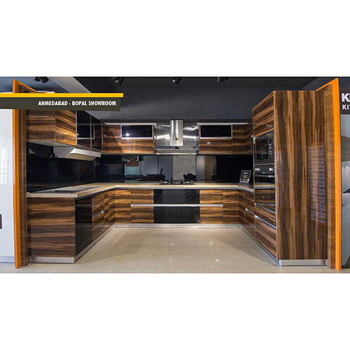U Shape Modular Kitchen