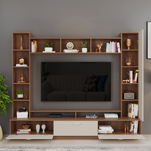 Wooden Tv Unit - Assembly: No Assembly Required