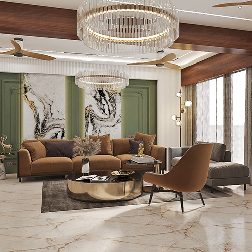 Living Room Design With Customised Furniture