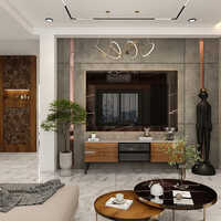 Living Room Design With Customised Furniture