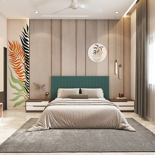 Stylish Bedroom Design With Customised Furniture