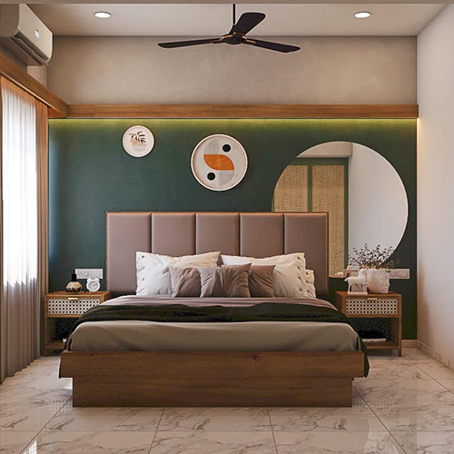 Stylish Bedroom Design With Customised Furniture