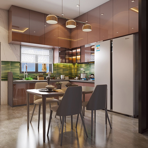 Kitchen Design With Customised Furniture