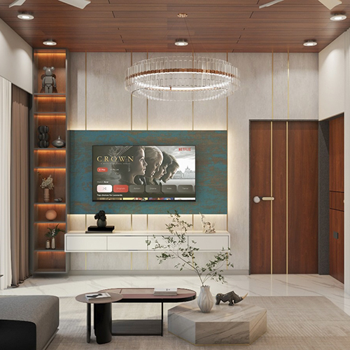 TV Unit Design With Customised Furniture