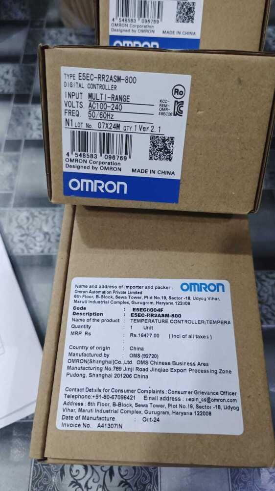 OMRON DIGITAL TEMPERATURE CONTROLLER, E5EC-RR2ASM-800