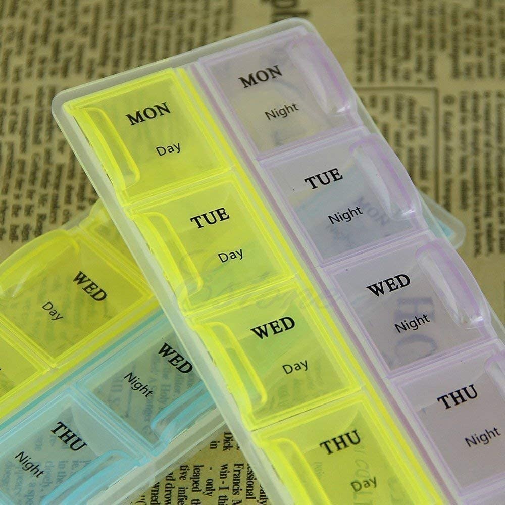 Pill Medicine Box Holder Storage