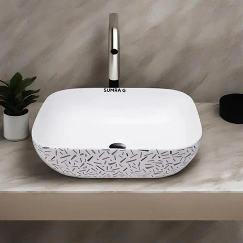 Glossy Ceramic Table Top Wash Basin