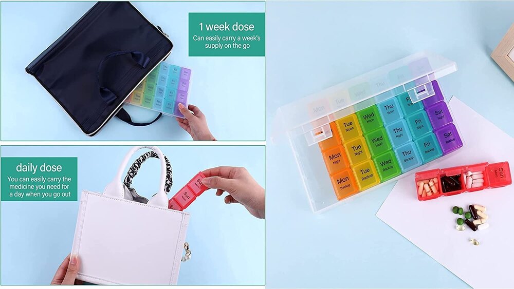 Weekly Pill Box Organizer